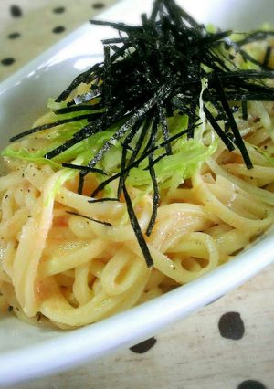 《ボウル１つ》うどん☆たらこカルボナーラ-レシピのメイン写真