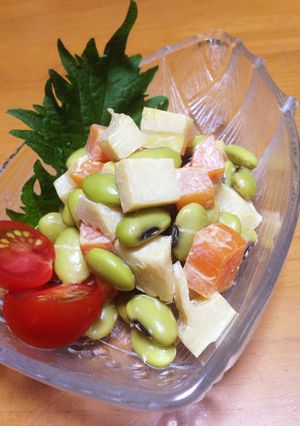 コロコロ筍と青豆のマヨ和え-レシピのメイン写真