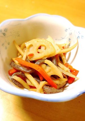 きんぴらごぼう-レシピのメイン写真