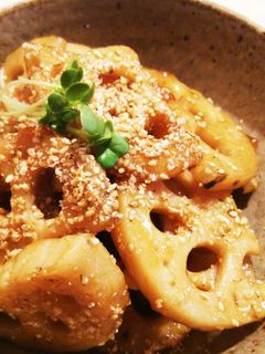 蓮根のシャキシャキさっぱり照り焼き-レシピのメイン写真