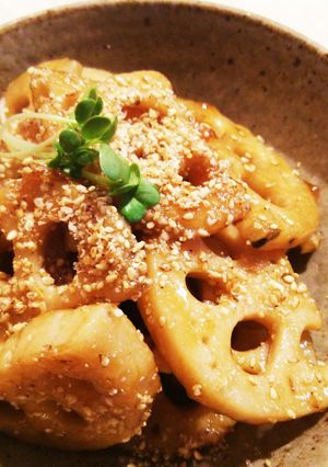 蓮根のシャキシャキさっぱり照り焼き-レシピのメイン写真