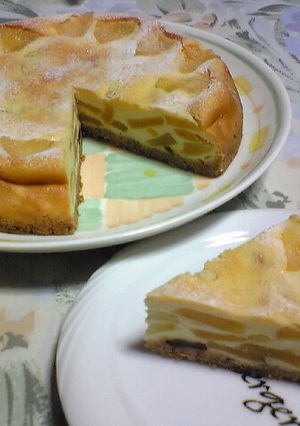林檎ごろごろ☆ベイクドチーズケーキ♪-レシピのメイン写真