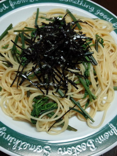 簡単!ワラビの和風パスタ-レシピのメイン写真