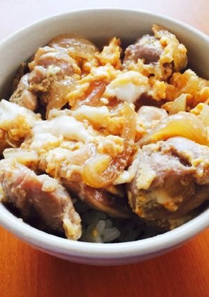 半熟卵のシンプル親子丼-レシピのメイン写真