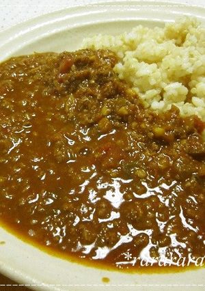 フープロで時短☆簡単キーマカレー-レシピのメイン写真