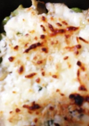 そら豆と豆腐クリームのヘルシーグラタン-レシピのメイン写真