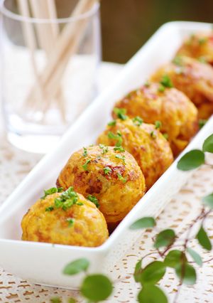 たこ焼き器でスパニッシュオムレツ♡-レシピのメイン写真