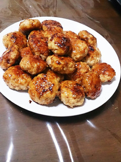 豆腐入りつくねバーグ(照り焼きソース)-レシピのメイン写真