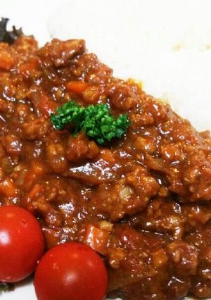 フライパンでキーマカレー-レシピのメイン写真