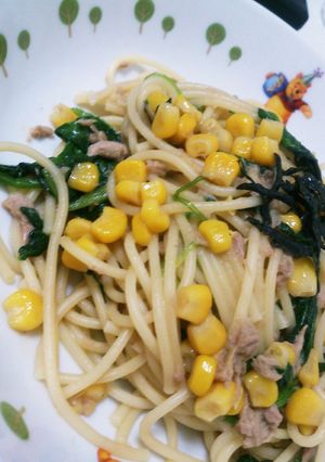 簡単☆ほうれん草とシーチキンの和パスタ-レシピのメイン写真