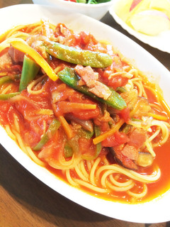 トマトスープのスパゲッティ-レシピのメイン写真