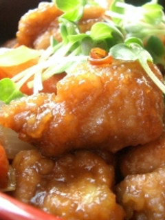 甘酢醤油にジュッ!と漬けた鶏から揚げ-レシピのメイン写真