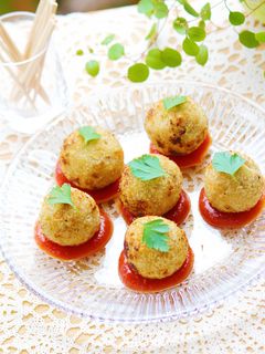 たこ焼き器でメンチカツボール-レシピのメイン写真