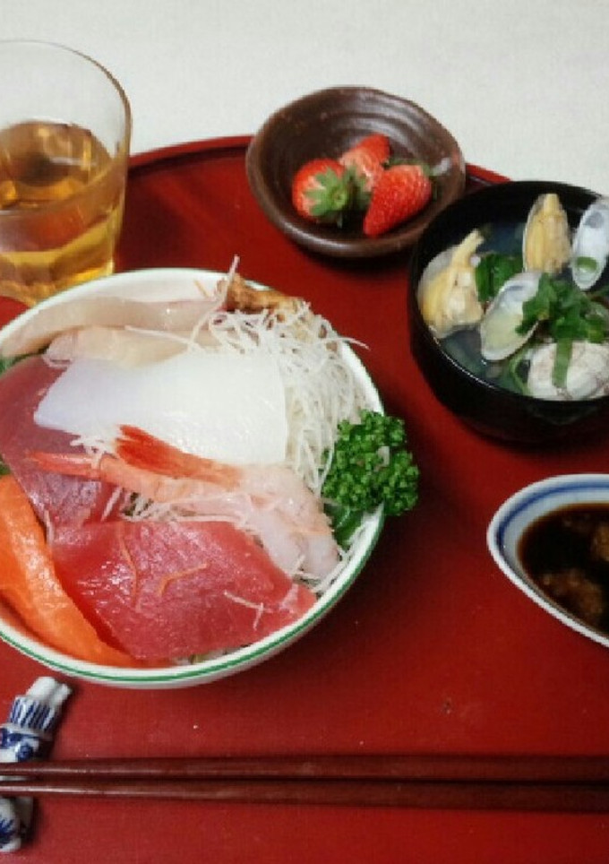 血管プラークダイエット食289（海鮮丼）-レシピのメイン写真