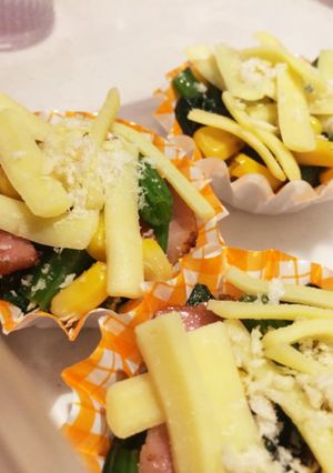 お弁当おかずに！ほうれん草のチーズ焼き-レシピのメイン写真