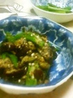 茄子とオクラの胡麻和え-レシピのメイン写真