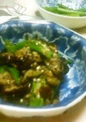 茄子とオクラの胡麻和え-レシピのメイン写真