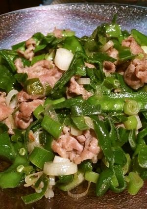 豚肉とネギピーマンのウェイパー胡麻油炒め-レシピのメイン写真