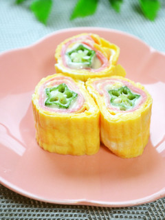 オクラとチーズの卵焼き-レシピのメイン写真