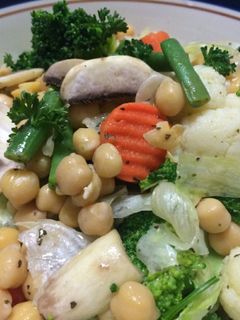 俺流!ひよこ豆と洋風野菜のサラダ-レシピのメイン写真