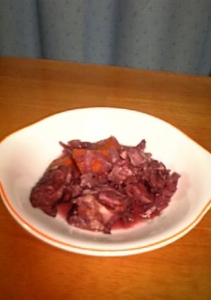 鶏肉の赤ワイン煮-レシピのメイン写真