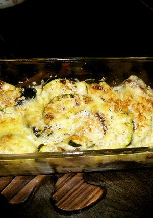 簡単！ズッキーニとシイタケのチーズ焼き-レシピのメイン写真