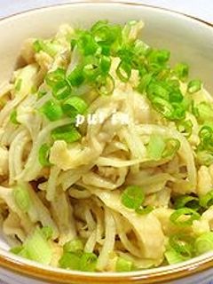節約料理♪鶏皮と大根の柚子こしょう和え-レシピのメイン写真