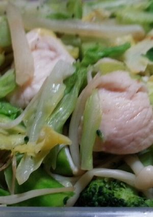 ボリューム満点の野菜炒め-レシピのメイン写真