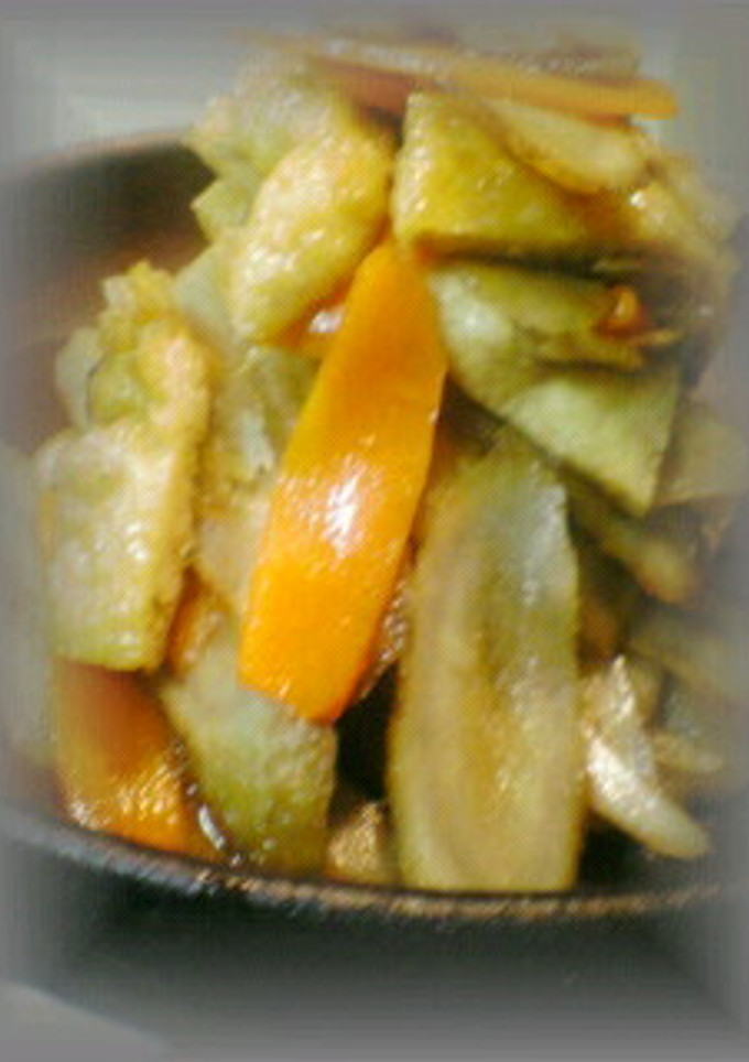 **ごぼうと油揚げの煮物**-レシピのメイン写真