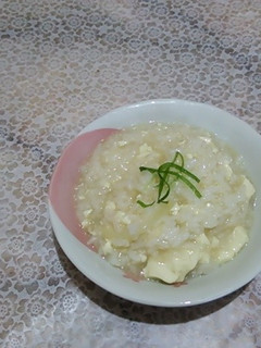 豆腐の中華風雑炊-レシピのメイン写真