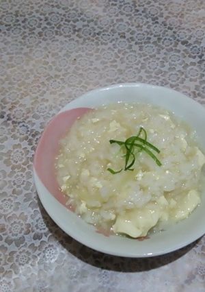 豆腐の中華風雑炊-レシピのメイン写真