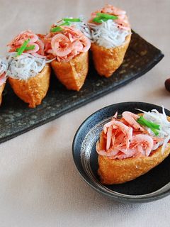 桜えびとしらすのいなり寿司-レシピのメイン写真