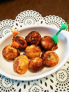 たこ焼き器☆巻かない!?コロコロ伊達巻♪-レシピのメイン写真
