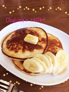簡単もちふわパンケーキ♪-レシピのメイン写真