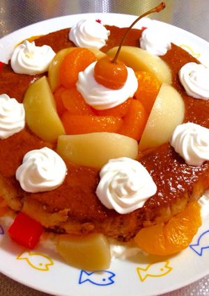 母の日プリンケーキアラモード-レシピのメイン写真