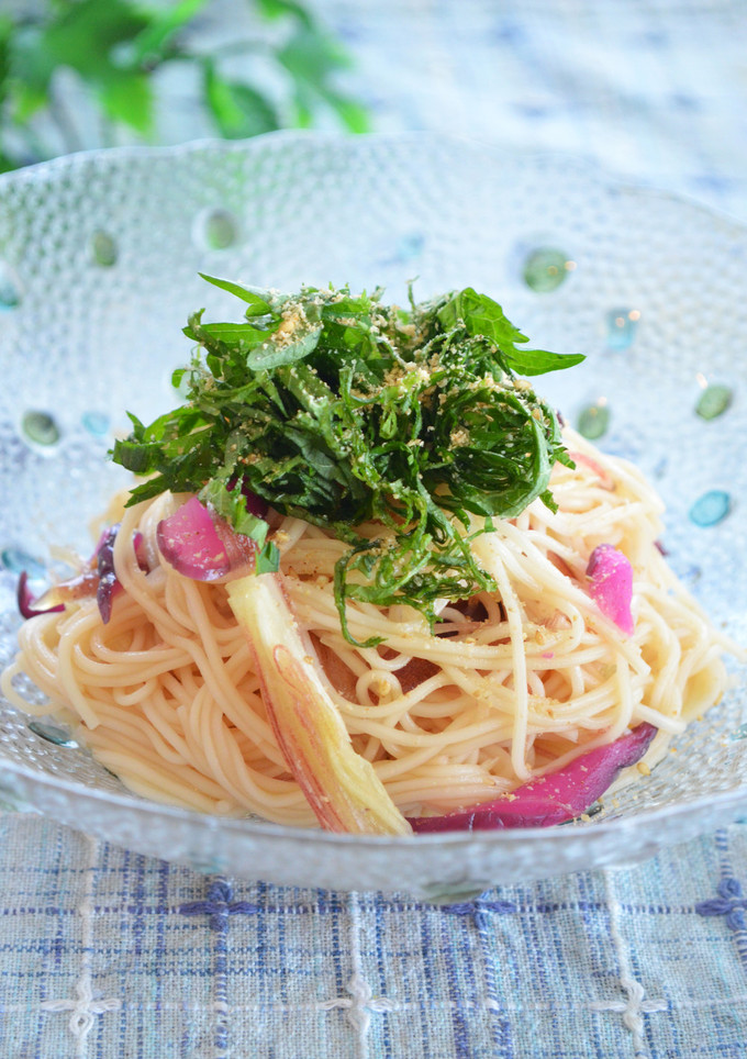 しば漬けとみょうがのさっぱり素麺-レシピのメイン写真