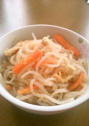 ＊糸コンと油揚げの煮物＊-レシピのメイン写真