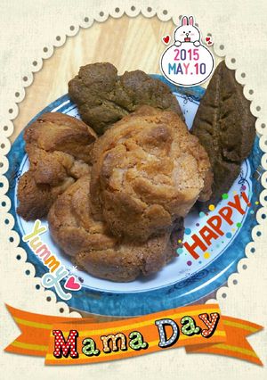 パパ作Mother Day花cookie-レシピのメイン写真