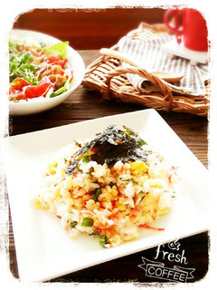 カフェ風no天かすと小えび入り混ぜご飯-レシピのメイン写真