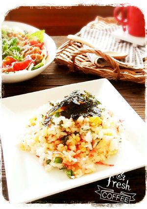 カフェ風no天かすと小えび入り混ぜご飯-レシピのメイン写真
