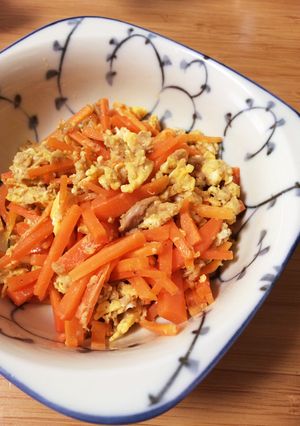 にんじんたっぷり！とツナのしりしり-レシピのメイン写真