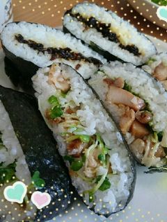 3種のおにぎらず-レシピのメイン写真