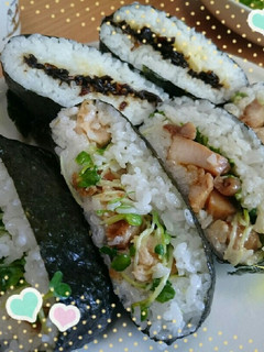 3種のおにぎらず-レシピのメイン写真