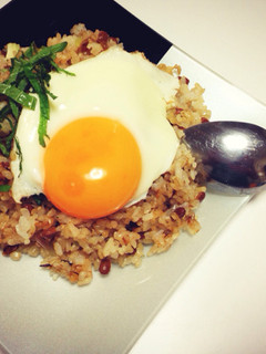 ミョウガでさっぱり納豆チャーハン-レシピのメイン写真