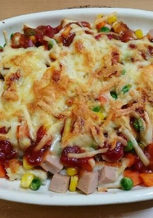 残り物でなんちゃってピザ風-レシピのメイン写真