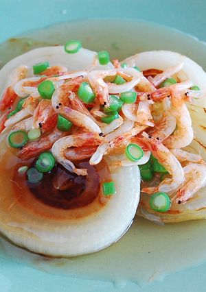 干し桜えびあんの玉ねぎステーキ-レシピのメイン写真