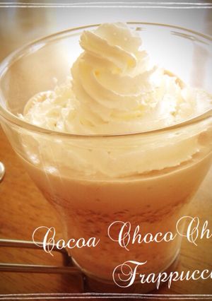 ココアで☆チョコチップフラペチーノ-レシピのメイン写真