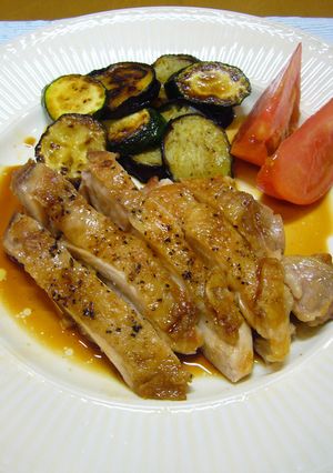 鶏のパリパリ焼き（丸新本家・湯浅醤油）-レシピのメイン写真