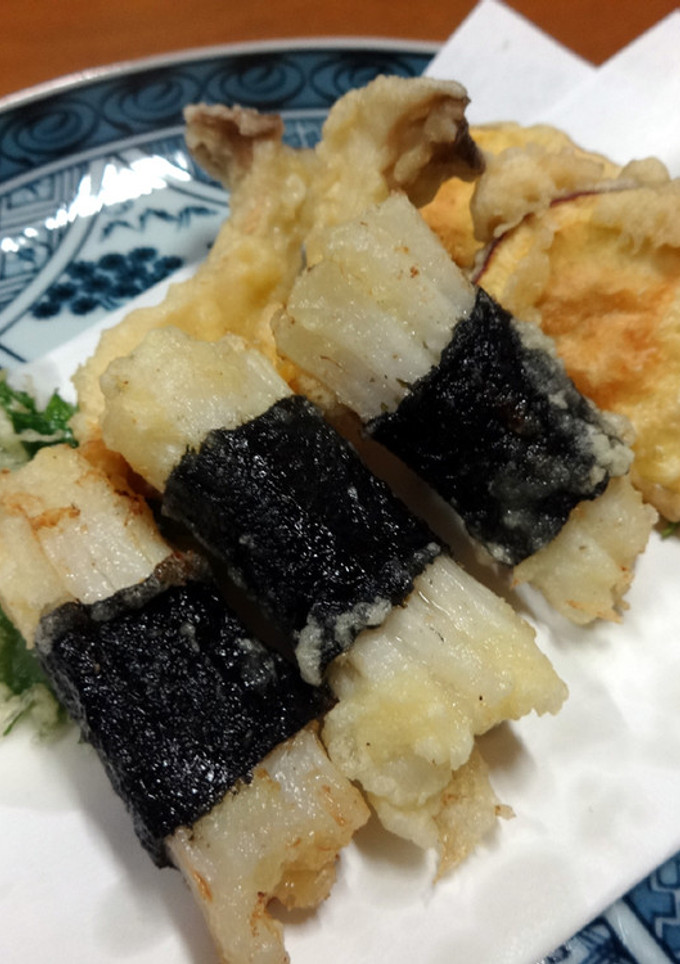 もろみと梅を巻いた 長芋の磯辺揚げ-レシピのメイン写真