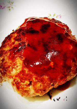 男の簡単料理！ジューシーハンバーグ-レシピのメイン写真